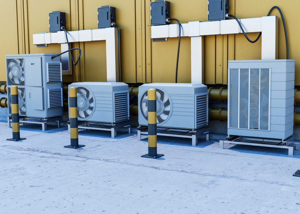 Data Center Make Up Air Unit Servicing, DX cooling unit installation